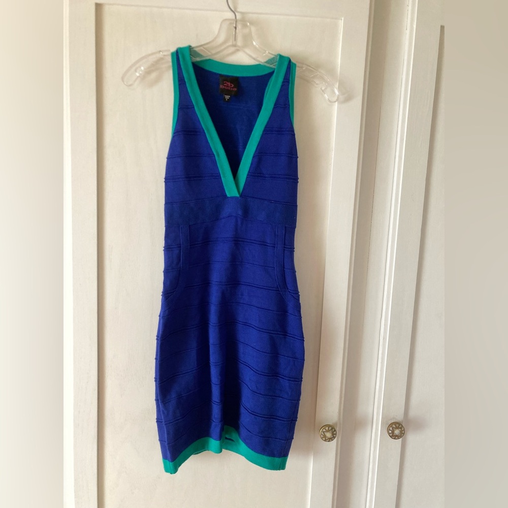 2B Bebe Y2K bodycon/bandage mini dress